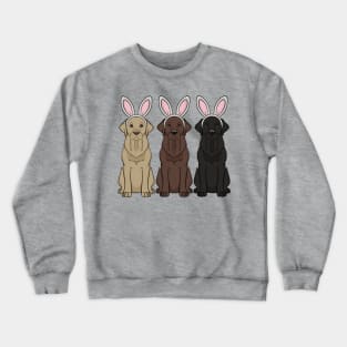 Labrador Bunnies Crewneck Sweatshirt